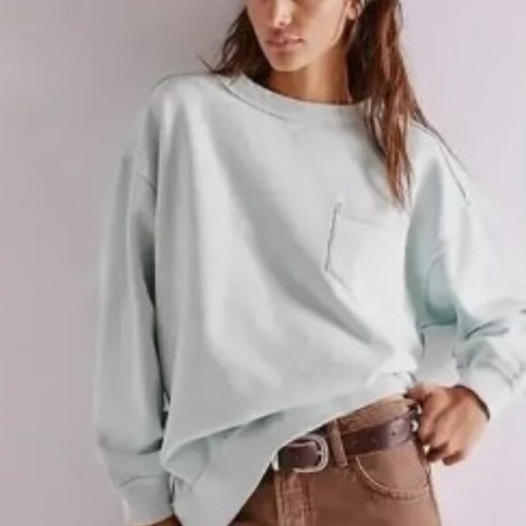We The Free Tops - We the Free Wallace Pullover - mint green